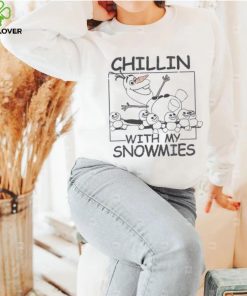 Disney Frozen Olaf Chillin With My Snowmies Portrait Christmas Shirt