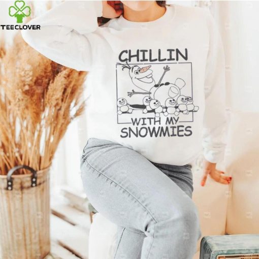 Disney Frozen Olaf Chillin With My Snowmies Portrait Christmas Shirt