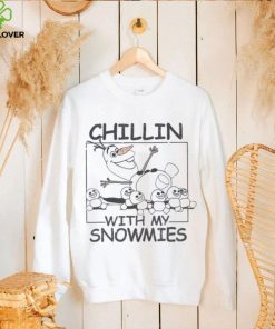 Disney Frozen Olaf Chillin With My Snowmies Portrait Christmas Shirt