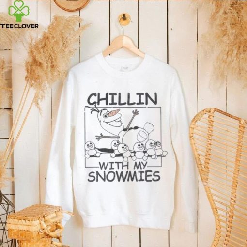 Disney Frozen Olaf Chillin With My Snowmies Portrait Christmas Shirt