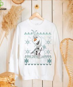Disney Frozen Olaf Ugly Christmas Sweater Graphic T shirt, Funny Olaf Shirt, Disneyland Very Merry Xmas Party