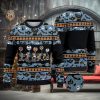 Chicago Bears Skull Flower Ugly Christmas Ugly Sweater