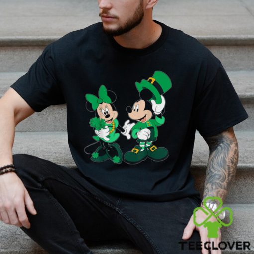 Disney Leprechaun Mickey Minnie Shamrock St. Patrick’s Day T Shirt