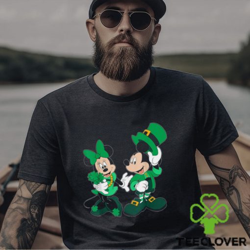 Disney Leprechaun Mickey Minnie Shamrock St. Patrick’s Day T Shirt