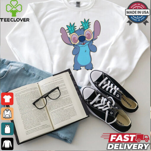 Disney Lilo & Stitch Pineapple Glasses T Shirt