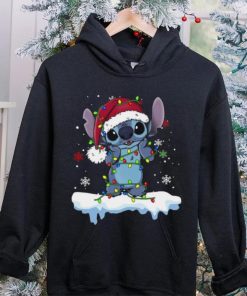 Disney Lilo and Stitch Santa Christmas Lights Shirt 1 Disney Lilo and Stitch Santa Christmas Lights Shirt