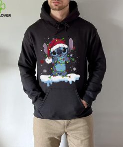 Disney Lilo and Stitch Santa Christmas Lights Shirt 5 Disney Lilo and Stitch Santa Christmas Lights Shirt