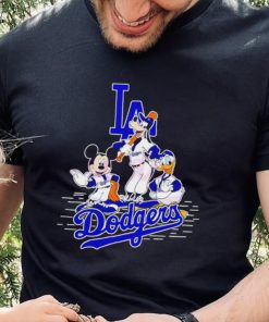 Disney Los Angeles Dodgers Mickey and Friends Baseball shirt