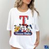 Disney Mickey And Friends Babies Texas Rangers MLB Shirt