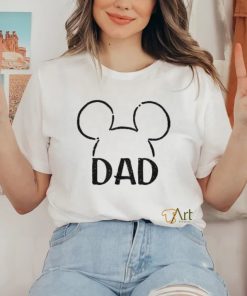 Disney Mickey And Friends Dad Ears Outline Logo Shirt