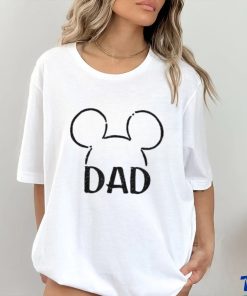 Disney Mickey And Friends Dad Ears Outline Logo Shirt