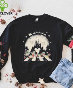 Disney Mickey And Friends Squad Abbey Road Christmas Shirt