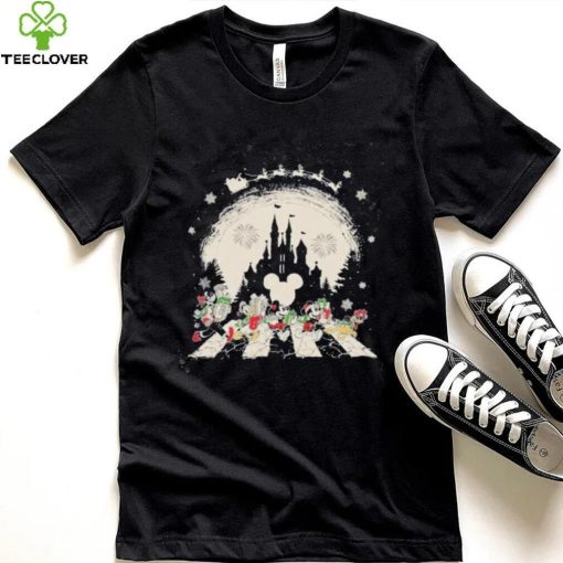 Disney Mickey And Friends Squad Abbey Road Christmas Shirt