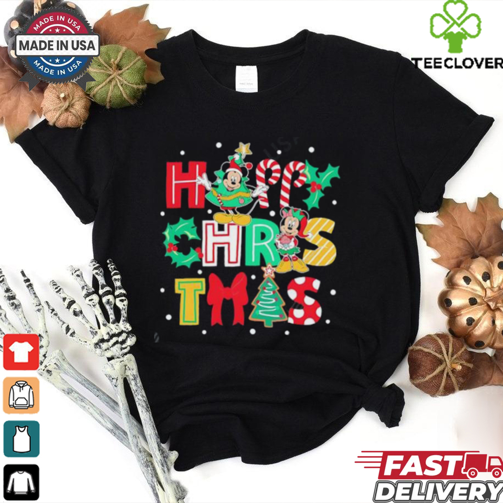 Disney Mickey And Minnie Happy Christmas shirt Disney Mickey And Minnie Happy Christmas shirt