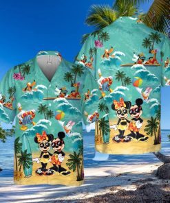 Disney Mickey And Minnie Hawaiian Shirt