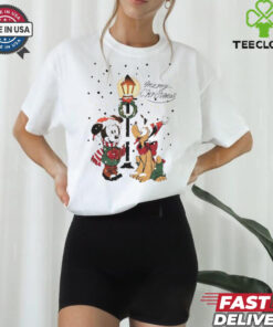 Disney Mickey And Pluto Christmas Shirt