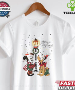 Disney Mickey And Pluto Christmas Shirt