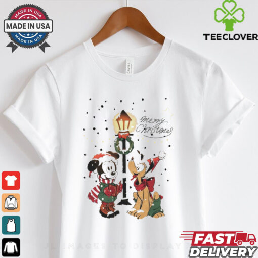 Disney Mickey And Pluto Christmas Shirt