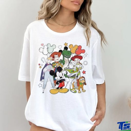 Disney Mickey And Toy Story Characters hoodie, sweater, longsleeve, shirt v-neck, t-shirt