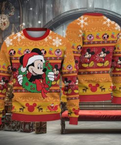 Disney Mickey Christmas Gift For Holiday Mickey 3D Ugly Christmas Sweater