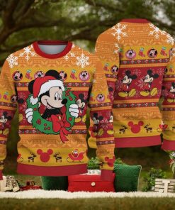 Disney Mickey Christmas Gift For Holiday Mickey 3D Ugly Christmas Sweater