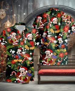 Disney Mickey Christmas Tree Hawaiian Shirt