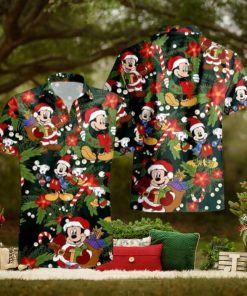 Disney Mickey Christmas Tree Hawaiian Shirt