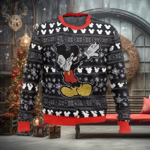 Disney Mickey Dabbing 2024 Holiday Gift Ugly Christmas Sweater