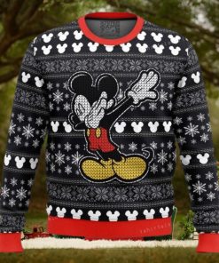 Disney Mickey Dabbing Ugly Sweater Party