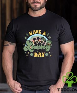 Disney Mickey Minnie Mouse Rainbow Have A Lucky Day St. Patricks Day T Shirt