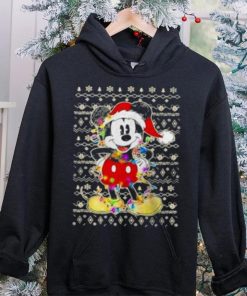 Disney Mickey Mouse Christmas Lights, Ugly Christmas T Shirt