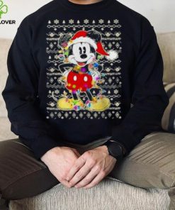 Disney Mickey Mouse Christmas Lights, Ugly Christmas T Shirt