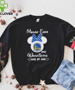 Disney Mickey Mouse Ears and Golden State Warriors Kind Of Girl T Shirt