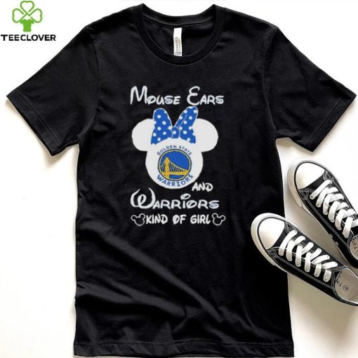 Disney Mickey Mouse Ears and Golden State Warriors Kind Of Girl T Shirt