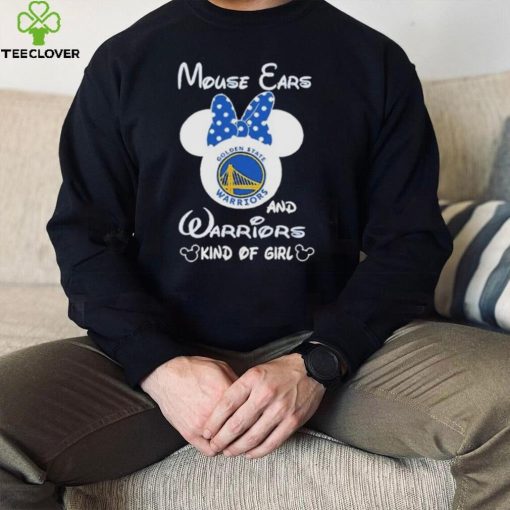 Disney Mickey Mouse Ears and Golden State Warriors Kind Of Girl T Shirt