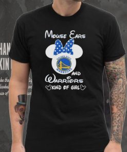 Disney Mickey Mouse Ears and Golden State Warriors Kind Of Girl T Shirt