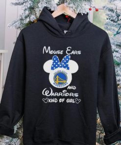 Disney Mickey Mouse Ears and Golden State Warriors Kind Of Girl T Shirt