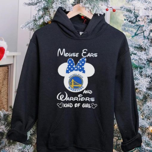 Disney Mickey Mouse Ears and Golden State Warriors Kind Of Girl T Shirt