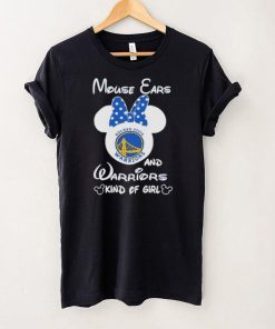 Disney Mickey Mouse Ears and Golden State Warriors Kind Of Girl T Shirt