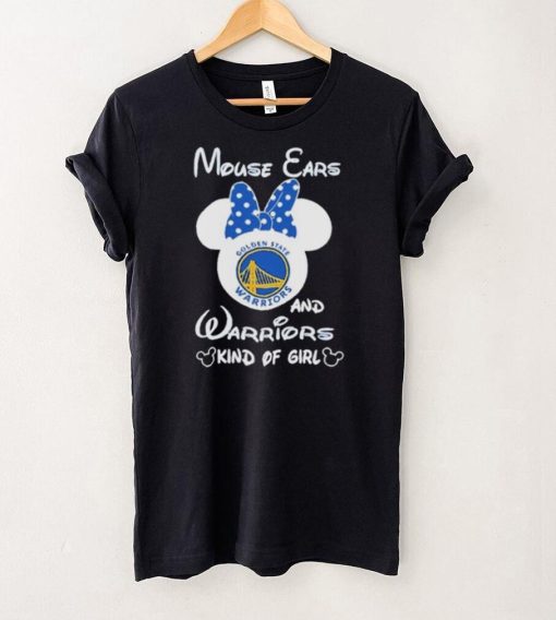 Disney Mickey Mouse Ears and Golden State Warriors Kind Of Girl T Shirt