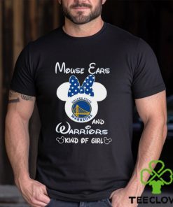 Disney Mickey Mouse Ears and Golden State Warriors Kind Of Girl shirt