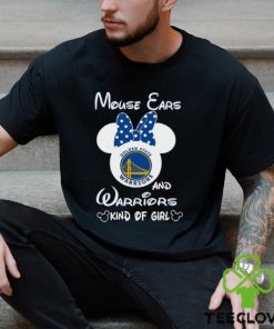 Disney Mickey Mouse Ears and Golden State Warriors Kind Of Girl shirt