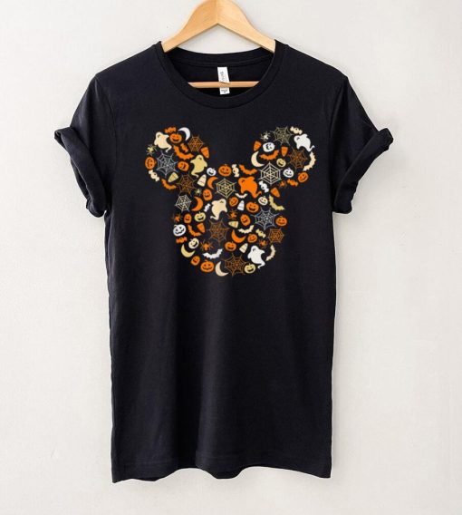 Disney Mickey Mouse Halloween Ghosts Pumpkins Spiders T Shirt