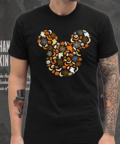 Disney Mickey Mouse Halloween Ghosts Pumpkins Spiders T Shirt