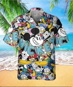 Disney Mickey Mouse Happy Life Style Mickey Hawaiian Shirt And Shorts