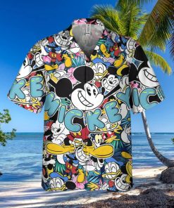 Disney Mickey Mouse Happy Life Style Mickey Hawaiian Shirt And Shorts