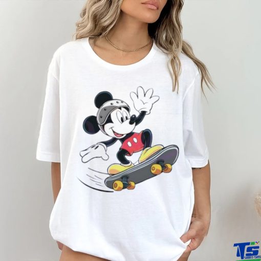 Disney Mickey Mouse Skateboarding Cartoon shirt