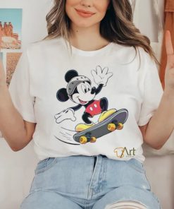 Disney Mickey Mouse Skateboarding Cartoon shirt