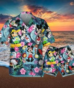 Disney Mickey Mouse Tropical Summer Vacation Hawaii Shirt