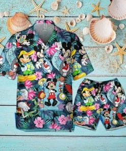 Disney Mickey Mouse Tropical Summer Vacation Hawaii Shirt